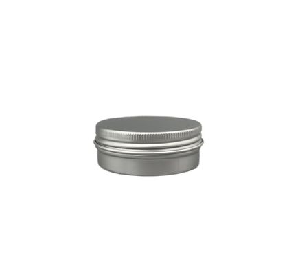 Piccola cima di alluminio di torsione di 60ml 80ml Tin Jars Round Edge Screw per le cere