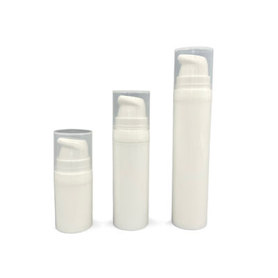 stampa di plastica bianca dello schermo di Snap-on della bottiglia senz'aria della pompa di 10ml 15ml