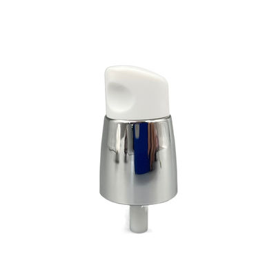 Chiusura metallizzata del Moisturiser 20/410 di plastica d'argento della mano della pompa 0.2ML/T di trattamento