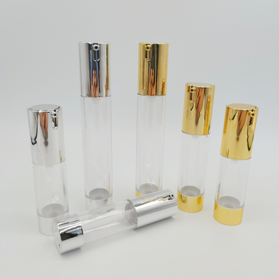 Flacone per pompa airless sottile da 15 ml 20 ml 30 ml per imballaggio cosmetico