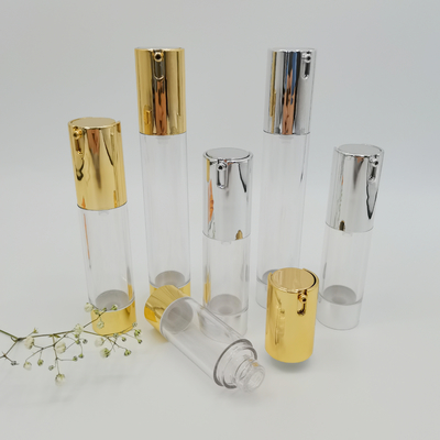 Flacone per pompa airless sottile da 15 ml 20 ml 30 ml per imballaggio cosmetico