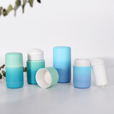 il giro di 30g 50g modella il contenitore riutilizzabile di plastica materiale del deodorante in stick di PCR