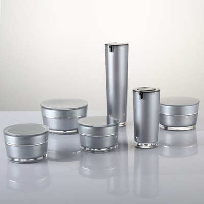 imballaggio cosmetico della smussatura di 15g 30g 50g 75g di forma del barattolo acrilico vuoto rotondo di lusso della crema per il cosmetico con il coperchio