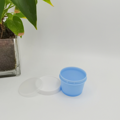 La mono tazza cosmetica materiale del gelato del barattolo 50ml 100ml 200ml 250ml dei pp modella il barattolo di cura personale