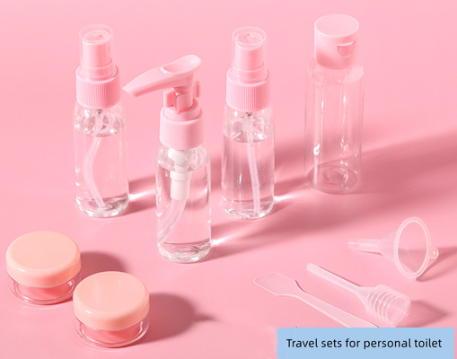 Imbuto contagocce con cucchiaio a pompa Sacchetto di lavaggio in PVC personalizzato per flacone spray da viaggio in vasetto di crema