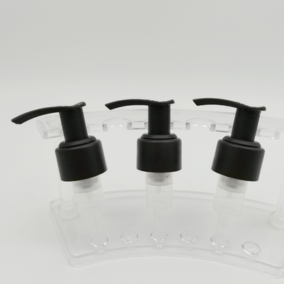 Pompa per lozione in plastica PP finitura opaca colore nero 24/410