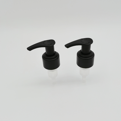 Pompa per lozione in plastica PP finitura opaca colore nero 24/410