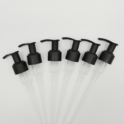Pompa per lozione in plastica PP finitura opaca colore nero 24/410