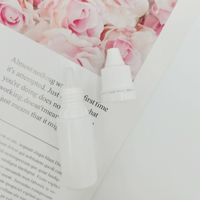 Flacone contagocce liquido in plastica PE da 5 ml 10 ml con tappo e punta a prova di manomissione