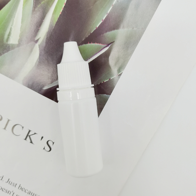 Flacone contagocce liquido in plastica PE da 5 ml 10 ml con tappo e punta a prova di manomissione