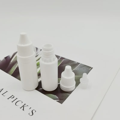 Flacone contagocce liquido in plastica PE da 5 ml 10 ml con tappo e punta a prova di manomissione