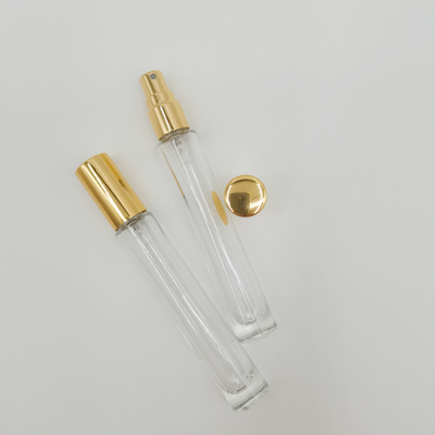 Spruzzatore per pompa di profumo con tappo in alluminio intero 13/410 con bottiglia di vetro da 10 ml