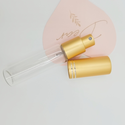 Bottiglia di vetro da 10 ml 15 ml 20 ml 25 ml 30 ml con spruzzatori di profumo in alluminio
