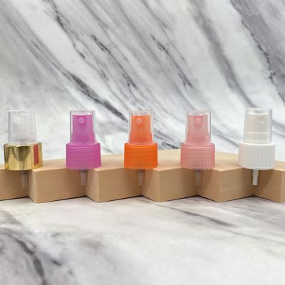 La primavera costolata della gonna SS316 di pressione 24/410 della foschia della pompa fine di plastica dello spruzzatore ha personalizzato il colore