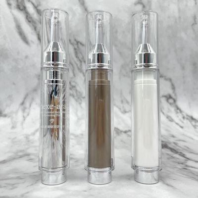 La siringa cosmetica di PETG/ABS/PP modella la bottiglia senz'aria di 10ml 15ml