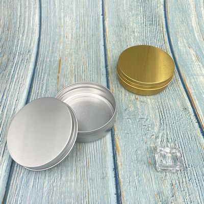 Colore su misura resistente chimico di alluminio di Tin Jars 100ml dell'oro con il coperchio a vite