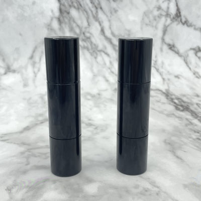 gli ABS vuoti di punto culminante della dissimulazione dei contenitori del rossetto del nero 8g raddoppiano la testa