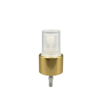 Chiusura fine 0.12ML 0.16ML dell'alluminio dello spruzzatore 20/410 della pompa della foschia dell'oro