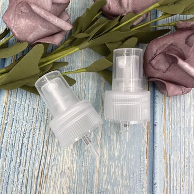 Lo spruzzatore fine trasparente della foschia pompa 28 410 SS316 costolati 0.12ML per la bevanda rinfrescante di aria