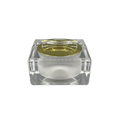 Tipo quadrato copertura di prima scelta 30g, 50g XY2201 dello specchio del barattolo crema acrilico di progettazione del bordo del giro