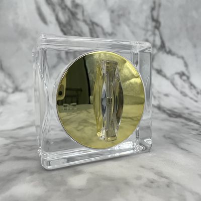 Tipo quadrato copertura di prima scelta 30g, 50g XY2201 dello specchio del barattolo crema acrilico di progettazione del bordo del giro