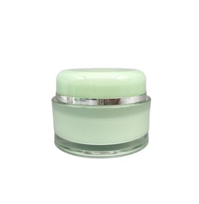 Barattoli cosmetici di plastica della prova UV intorno ai contenitori acrilici 30g 50g per la crema di cura di pelle
