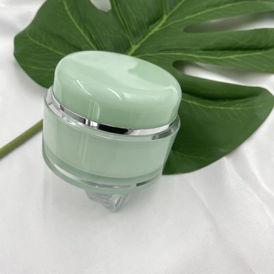 Barattoli cosmetici di plastica della prova UV intorno ai contenitori acrilici 30g 50g per la crema di cura di pelle