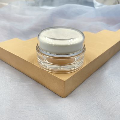 Barattoli cosmetici di plastica della prova UV intorno ai contenitori acrilici 30g 50g per la crema di cura di pelle