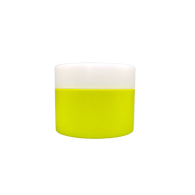 La parete 60ml 100ml di Matt Plastic Cosmetic Jars Double ha metallizzato per la pasta Scrub
