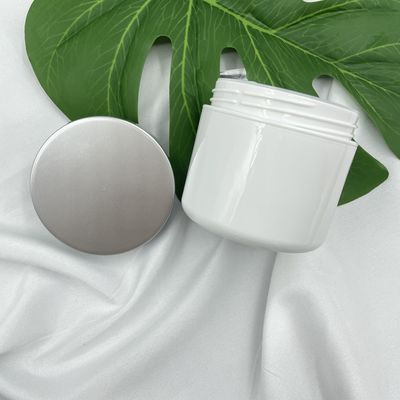 il cosmetico di plastica bianco 100g stona l'anti impatto dei contenitori vuoti per la crema della STAZIONE TERMALE/sfrega la pasta