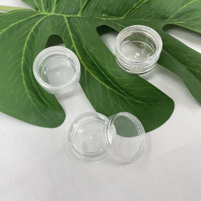 I piccoli barattoli che cosmetici di plastica portatili la prova ha messo la crema 3g 5g 8g dell'occhio hanno metallizzato