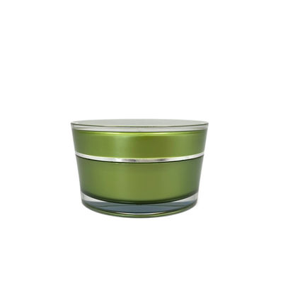 imballaggio cosmetico della smussatura di 15g 30g 50g 75g di forma del barattolo acrilico vuoto rotondo di lusso della crema per il cosmetico con il coperchio