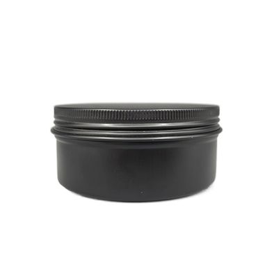 Matt Black Aluminium Tin Jars 150ml ha personalizzato il colore a perfetta tenuta
