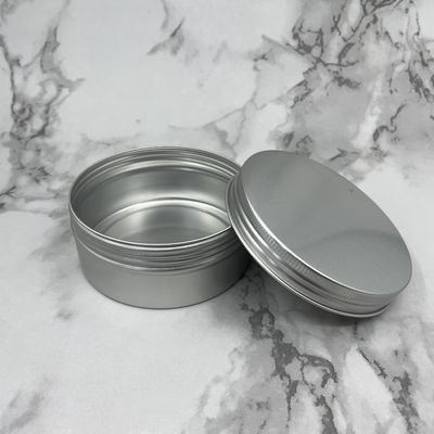 Il metallo di alluminio di Candy Tin Jars 250ml inscatola con la vite sui coperchi