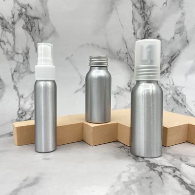 Anti bottiglia cosmetica di alluminio UV che sigilla 100ml 150ml con l'etichetta