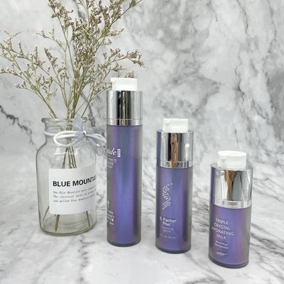 15ml 30ml 50ml per cura di pelle intorno alla bottiglia senz'aria doppia rotatoria della pompa