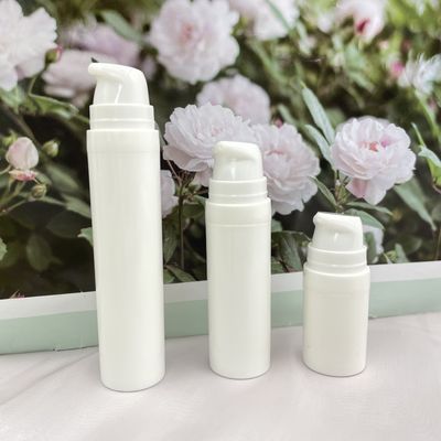 stampa di plastica bianca dello schermo di Snap-on della bottiglia senz'aria della pompa di 10ml 15ml