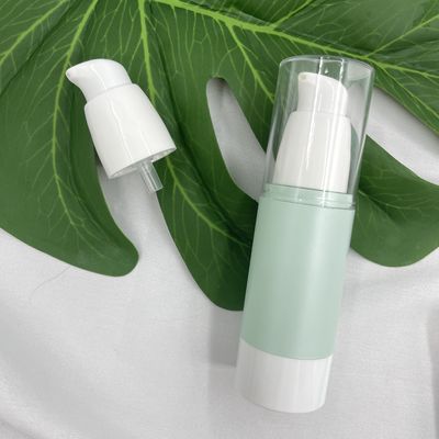le bottiglie senz'aria della pompa della radura di 80ml 120ml COME cappuccio svuotano la superficie metallizzata per il fondamento