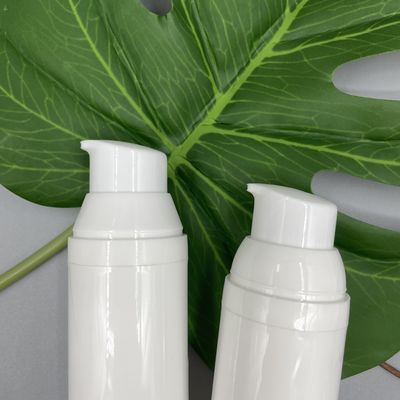 bottiglia senz'aria di 30ml 50ml 75ml 100ml pp Snap-on per il contenitore di cura di pelle