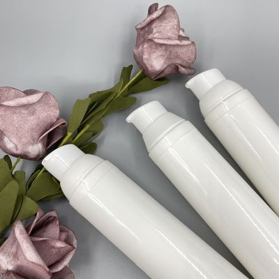 bottiglia senz'aria di 30ml 50ml 75ml 100ml pp Snap-on per il contenitore di cura di pelle