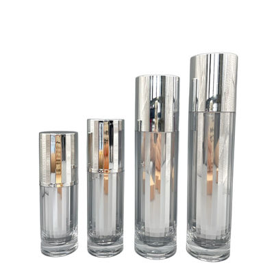 La bottiglia cosmetica di qualità superiore Skincare della pompa che imballa 30ml ha metallizzato