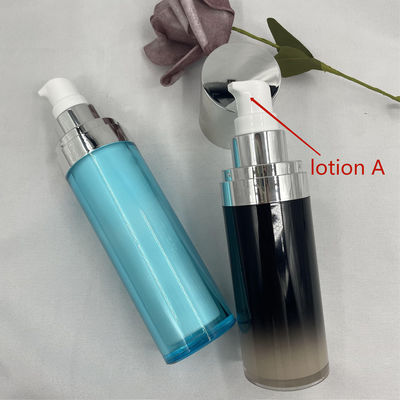Prova graduale cosmetica acrilica della perdita dell'ABS di scoloramento della bottiglia 15ml della pompa per lozione