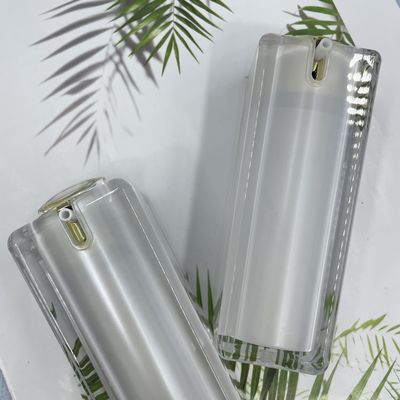 Stampa d'imballaggio 100ml del dito della bottiglia cosmetica quadrata della pompa dell'ABS