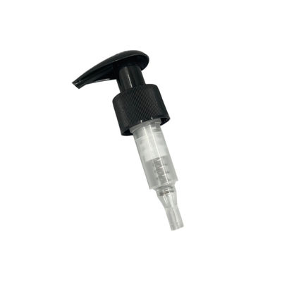 La pompa nera dell'erogatore della lozione insapona 1.2CC per lisciare/chiusura costolata 28/400 28/415