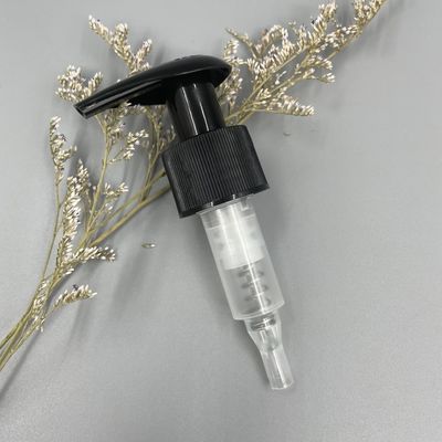 La pompa nera dell'erogatore della lozione insapona 1.2CC per lisciare/chiusura costolata 28/400 28/415
