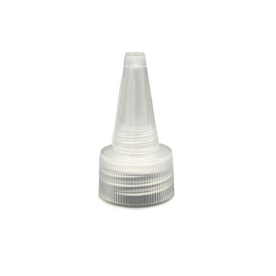28/410 24/410 di vite di plastica bianca superiore dei tappi di bottiglia pp di torsione con la copertura antipolvere
