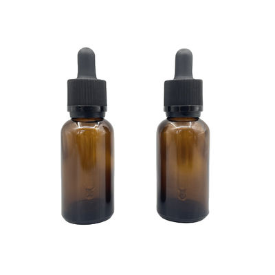 Compressore opaco 30ml evidente di Amber Glass Cosmetic Bottles Dropper con Phototaxis
