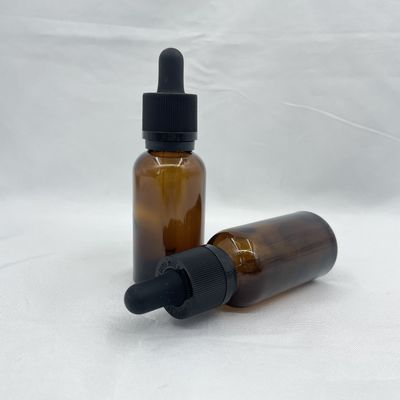 Compressore opaco 30ml evidente di Amber Glass Cosmetic Bottles Dropper con Phototaxis