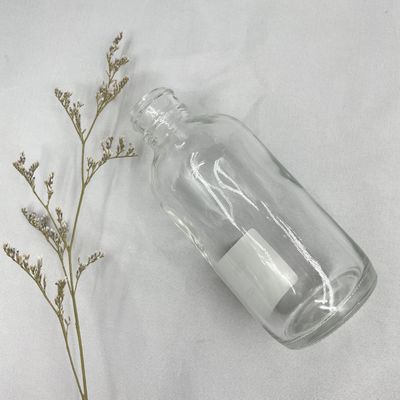 il cosmetico di vetro del giro 120ml imbottiglia il colore su misura per cura personale