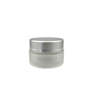 Il cosmetico di vetro su ordinazione rotondo 20g stona l'altezza d'imballaggio 3.2cm del diametro 4.7cm